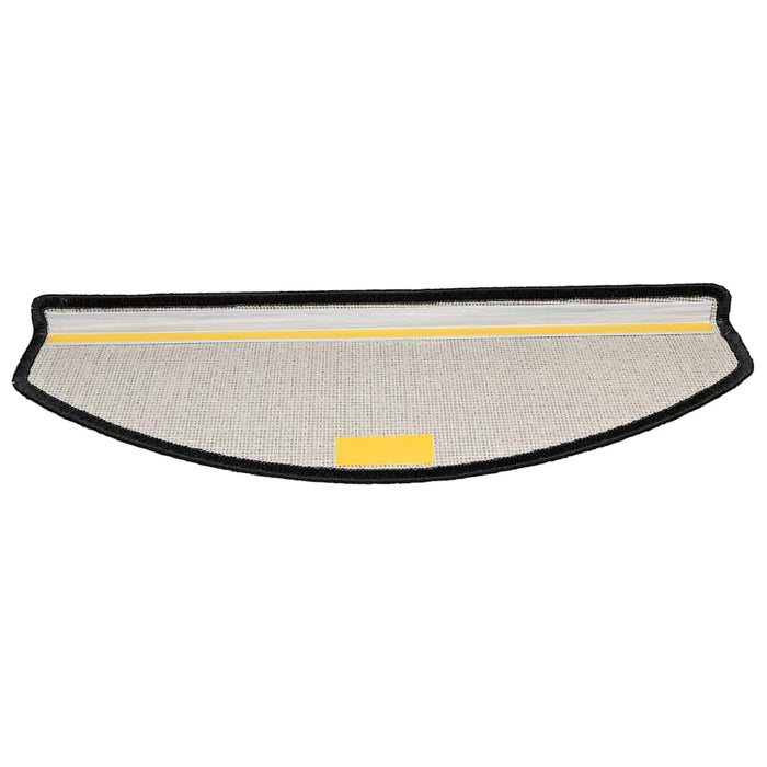 Covorașe pentru scări, 30 buc., 65x24x4 cm, antracit, semirotunde, mari - WALTI WALTI