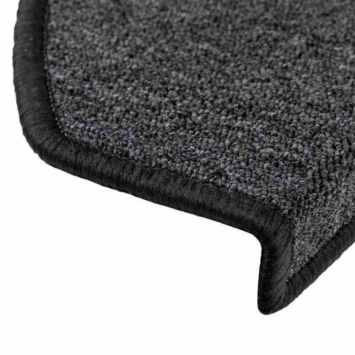 Covorașe pentru scări, 30 buc., 65x24x4 cm, antracit, semirotunde, mari - WALTI WALTI