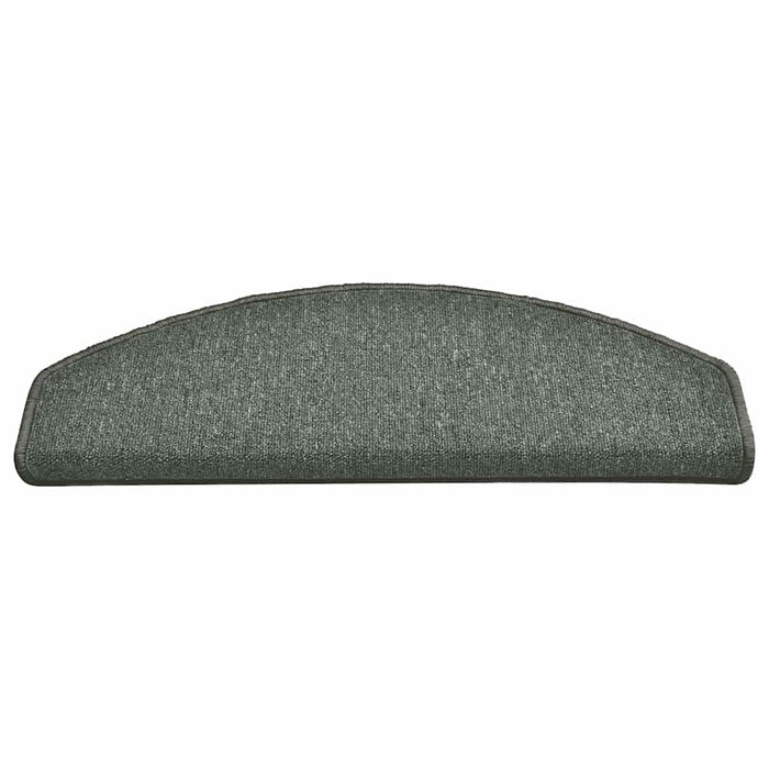 Covorașe pentru scări, 30 buc., 65x24x4 cm, verde închis, semirotunde, mari - WALTI WALTI