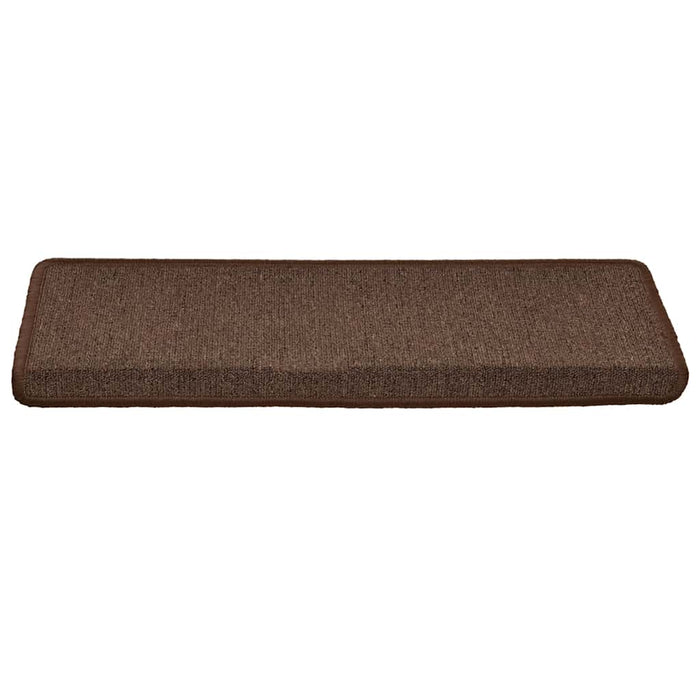 Covorașe pentru scări, 30 buc., 65x21x4 cm, maro cafea, margini dreptunghiulare - WALTI WALTI
