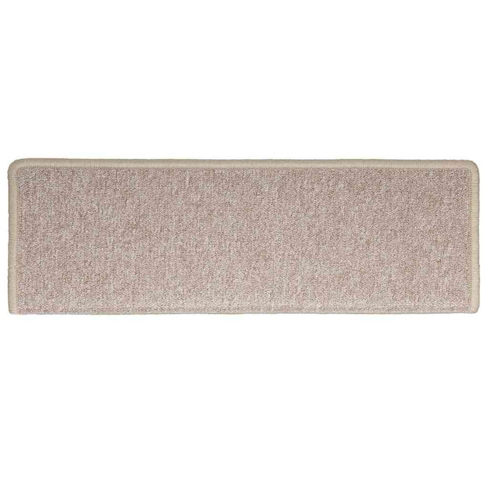 Covorașe pentru scări, 30 buc., 65x21x4 cm, margini dreptunghiulare, gri taupe WALTI