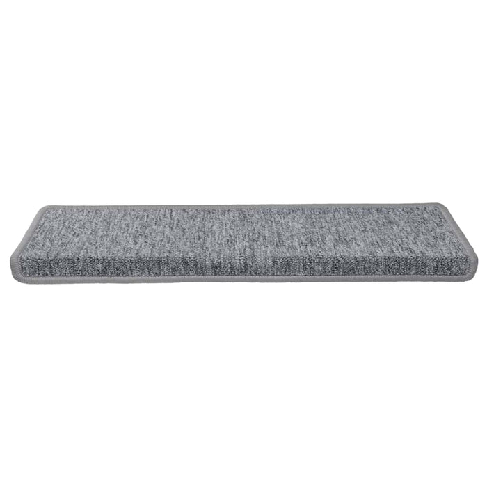 Covorașe pentru scări, 30 buc., 65x21x4 cm, gri deschis, cu margini dreptunghiulare - WALTI WALTI