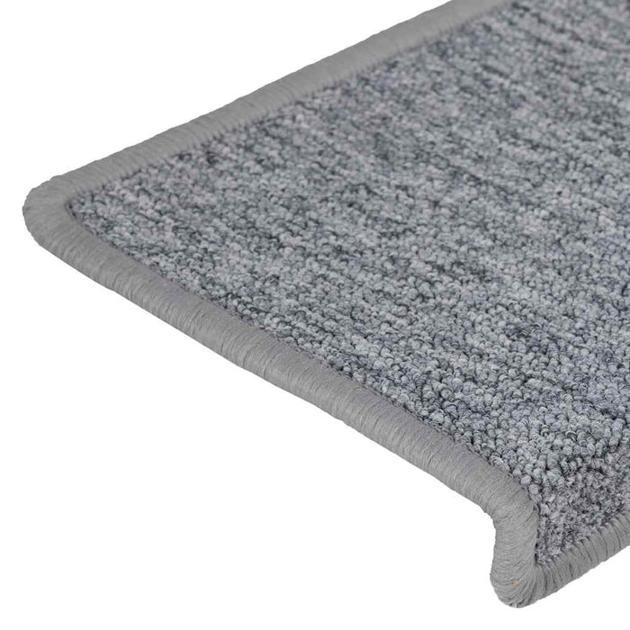 Covorașe pentru scări, 30 buc., 65x21x4 cm, gri deschis, cu margini dreptunghiulare - WALTI WALTI