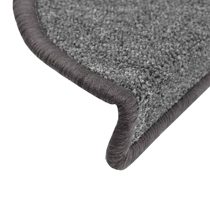 Covorașe pentru scări, 20 buc., 56x17x3 cm, gri închis, semirotunde - WALTI WALTI