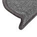 Covorașe pentru scări, 20 buc., 56x17x3 cm, gri închis, semirotunde - WALTI WALTI