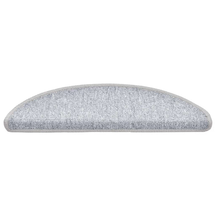 Covorașe pentru scări, 20 buc., 56x17x3 cm, gri deschis, semirotunde - WALTI WALTI