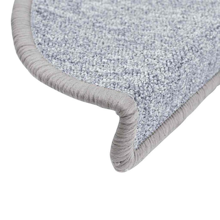 Covorașe pentru scări, 20 buc., 56x17x3 cm, gri deschis, semirotunde - WALTI WALTI