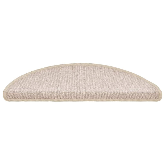 Covorașe scări, 20 buc., 56x17x3 cm, semirotunde, gri taupe - WALTI WALTI