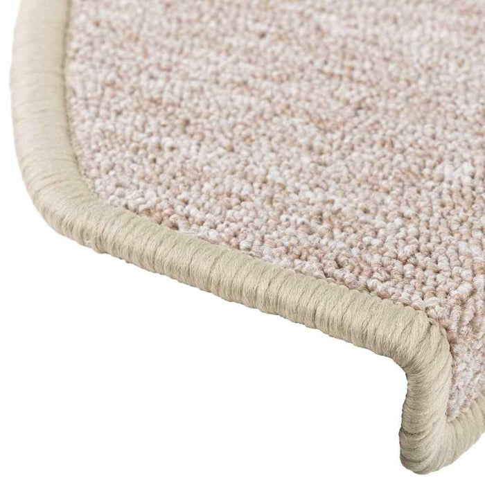 Covorașe pentru scări, 20 buc., 65x24x4 cm, semirotunde, taupe, mari WALTI