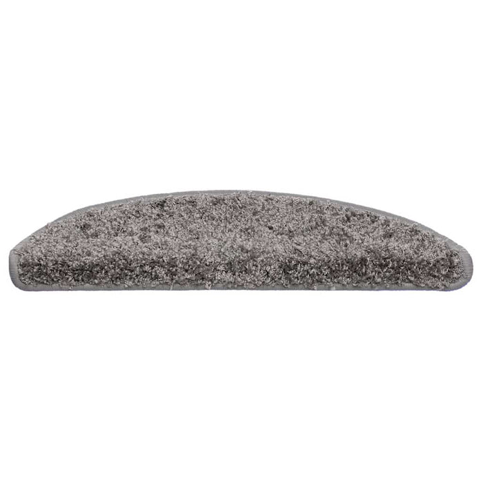 Covorașe pentru scări, 30 buc., 56x17x3 cm, gri, semirotunde - WALTI WALTI