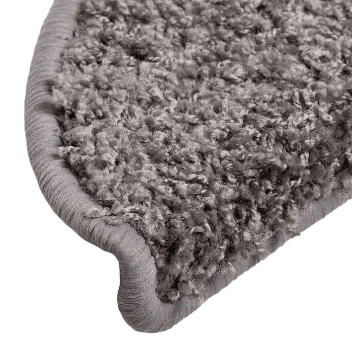 Covorașe pentru scări, 30 buc., 56x17x3 cm, gri, semirotunde - WALTI WALTI