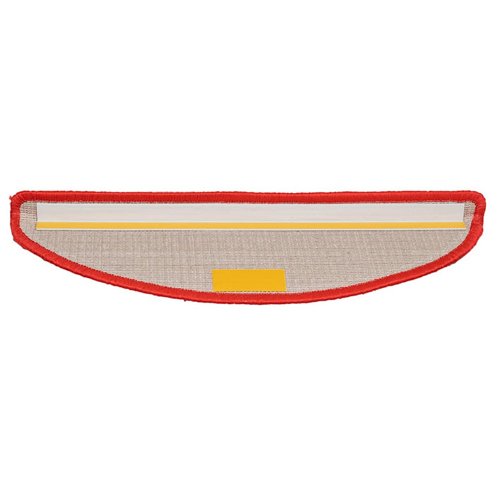 Covorașe pentru scări, 30 buc., 56x17x3 cm, roșii, semirotunde - WALTI WALTI