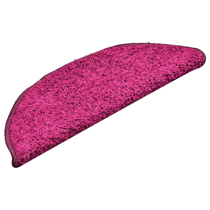 Covorașe pentru scări, 30 buc., 56x17x3 cm, roz, semirotunde - WALTI WALTI
