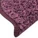 Covorașe pentru scări, 30 buc., 56x17x3 cm, violet închis, semirotunde - WALTI WALTI