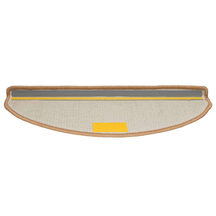 Covorașe pentru scări, 30 buc., 65x21x4 cm, bej, semirotunde, mari - WALTI WALTI
