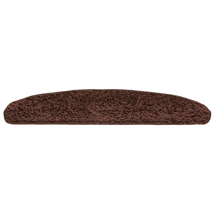 Covorașe pentru scări, 30 buc., 65x21x4 cm, maro, semirotunde, mari - WALTI WALTI