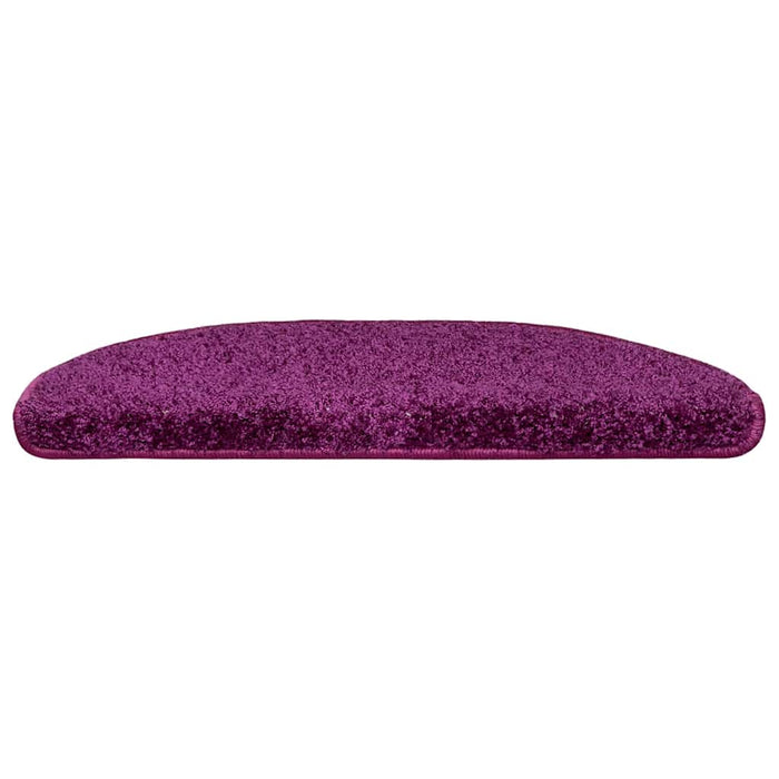 Covorașe scări, 30 buc., 65x21x4 cm, violet, semirotunde, mari - WALTI WALTI