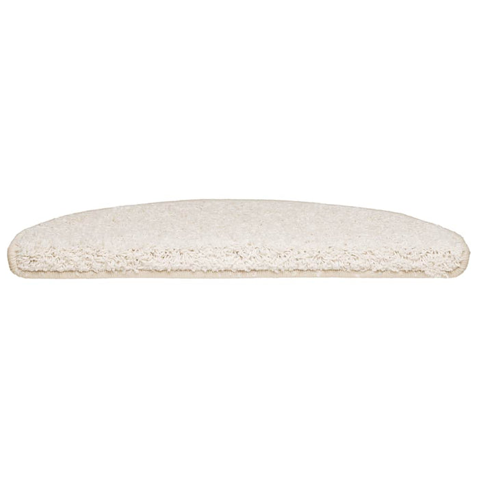 Covorașe pentru scări, 30 buc., 65x21x4 cm, alb, semirotunde, mari - WALTI WALTI