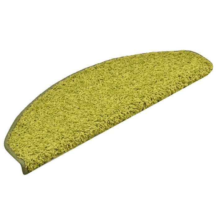 Covorașe pentru scări, 30 buc., 65x21x4 cm, verde, semirotunde, mari - WALTI WALTI