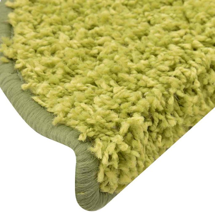 Covorașe pentru scări, 30 buc., 65x21x4 cm, verde, semirotunde, mari - WALTI WALTI