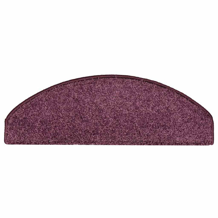 Covorașe scări, 30 buc., 65x21x4 cm, violet închis, semirotunde, mari - WALTI WALTI