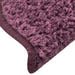 Covorașe scări, 30 buc., 65x21x4 cm, violet închis, semirotunde, mari - WALTI WALTI