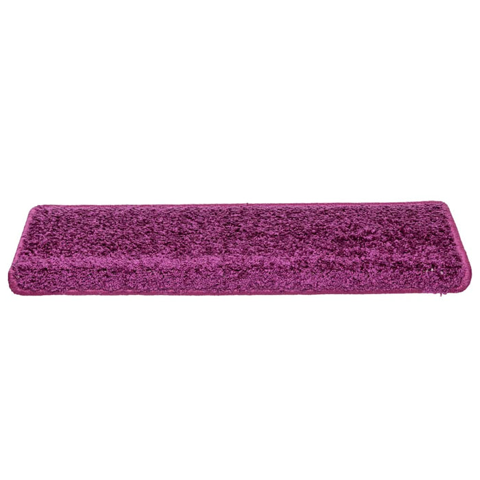 Covorașe scară 30 buc 65x21x4 cm violet WALTI