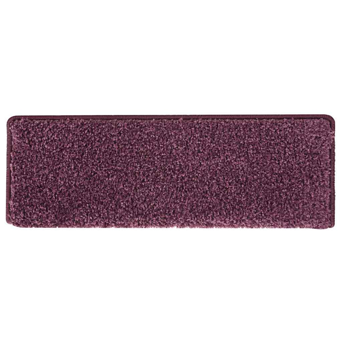Covorașe pentru scări, 30 buc., 65x21x4 cm, violet închis, cu margini dreptunghiulare - WALTI WALTI