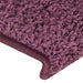 Covorașe pentru scări, 30 buc., 65x21x4 cm, violet închis, cu margini dreptunghiulare - WALTI WALTI