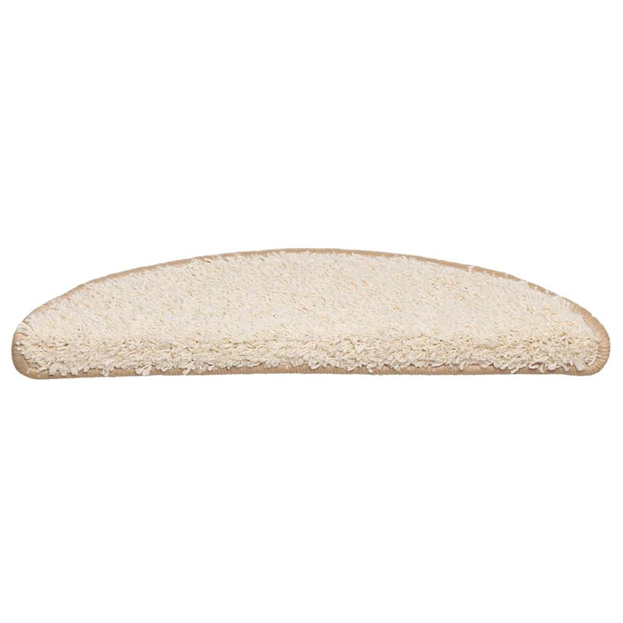 Covorașe pentru scări, 20 buc., 56x17x3 cm, crem, semirotunde - WALTI WALTI