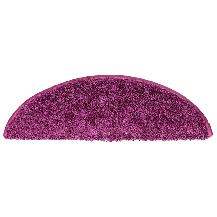 Covorașe scări, 20 buc., 56x17x3 cm, violet, semirotunde - WALTI WALTI