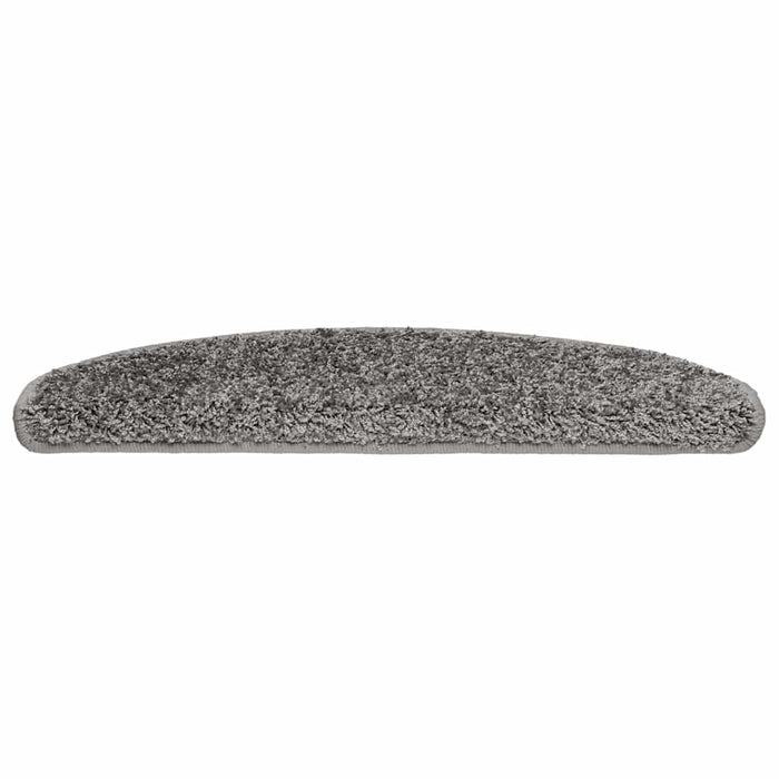 Covorașe pentru scări, 20 buc., 65x21x4 cm, gri, semirotunde, mari WALTI