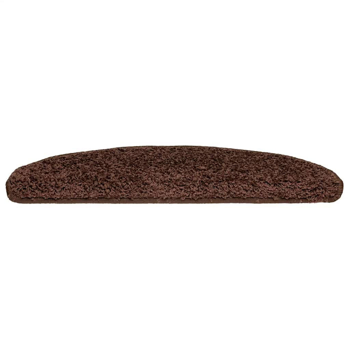 Covorașe pentru scări, 20 buc., 65x21x4 cm, maro, semirotunde, mari - WALTI WALTI