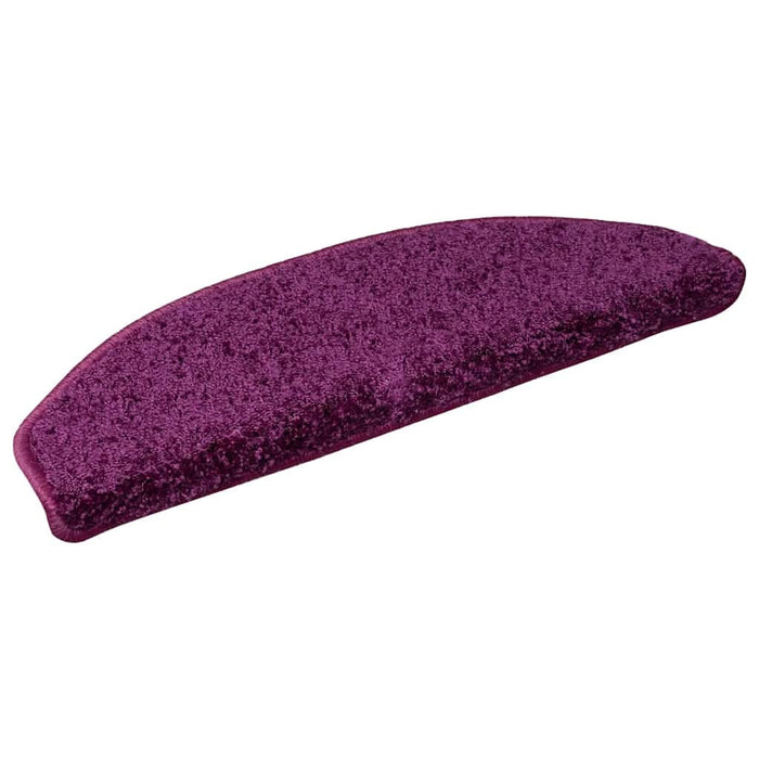 Covorașe scări, 20 buc., 65x21x4 cm, violet, semirotunde, mari WALTI