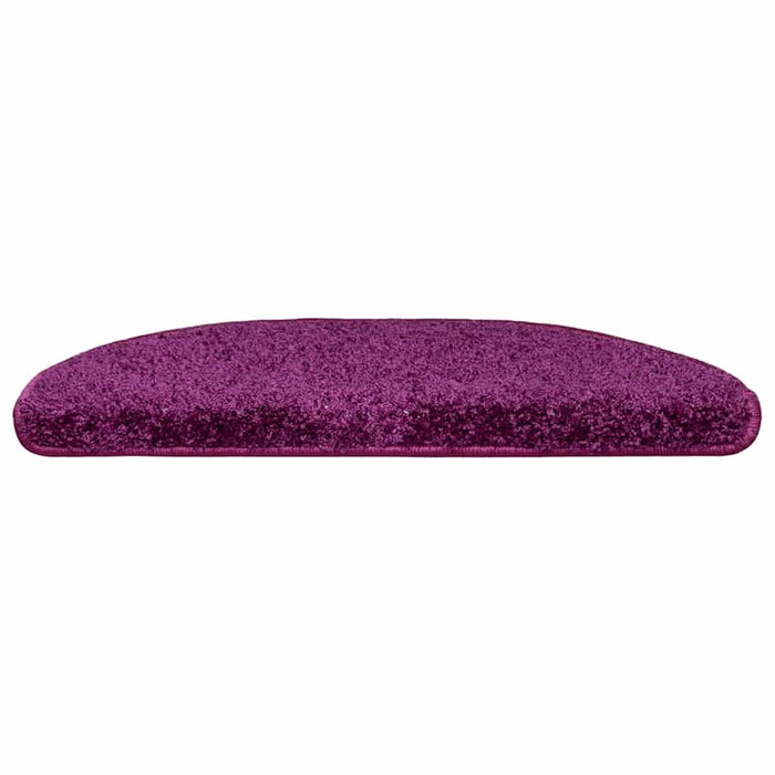 Covorașe scări, 20 buc., 65x21x4 cm, violet, semirotunde, mari WALTI