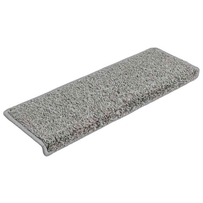 Covorașe pentru scări, 20 buc., 65x21x4 cm, gri, cu margini dreptunghiulare - WALTI WALTI