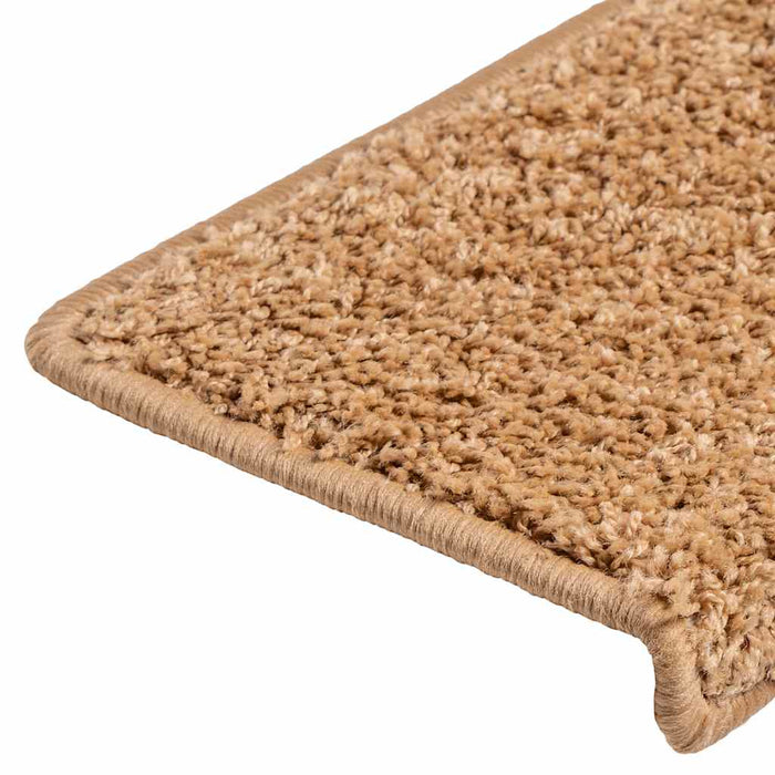 Covorașe pentru scări, 20 buc., 65x21x4 cm, bej, cu margini dreptunghiulare - WALTI WALTI