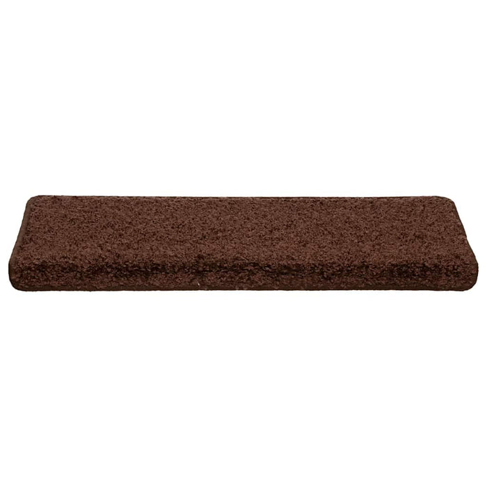 Covorașe pentru scări, 20 buc., 65x21x4 cm, maro, cu margini dreptunghiulare - WALTI WALTI