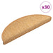 Covorașe scară autoadezive aspect sisal 30 buc 56x17x3 cm sisal - WALTI WALTI