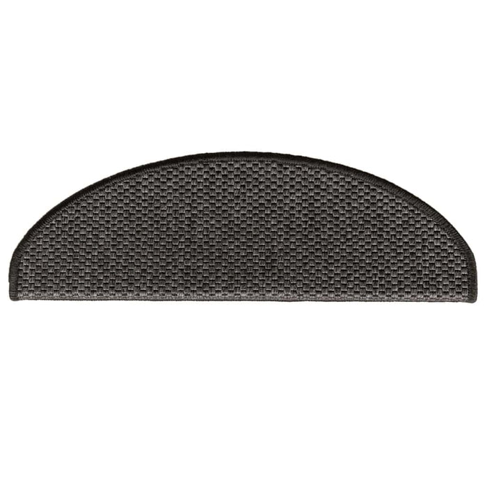 Covorașe scări autoadezive, 30 buc. antracit 65x21x4 cm sisal - WALTI WALTI