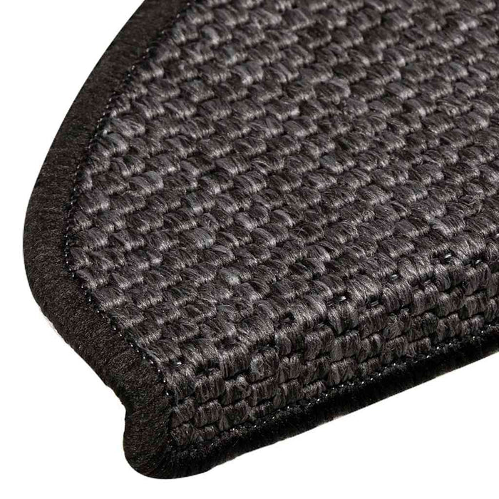 Covorașe scări autoadezive, 30 buc. antracit 65x21x4 cm sisal - WALTI WALTI