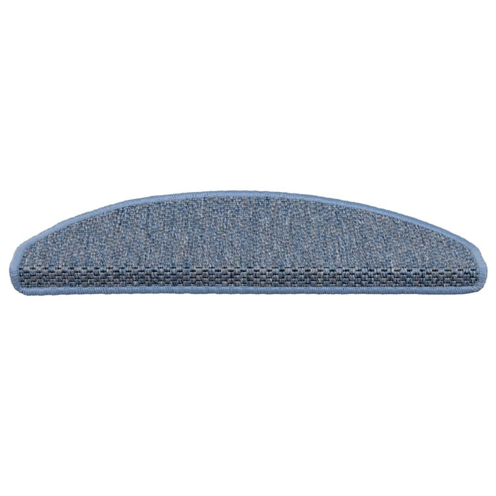 Covorașe scări autoadezive, 30 buc. albastru 65x21x4 cm, sisal WALTI