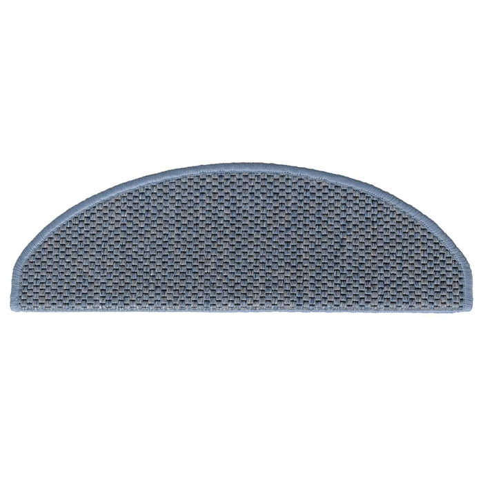 Covorașe scări autoadezive, 30 buc. albastru 65x21x4 cm, sisal WALTI