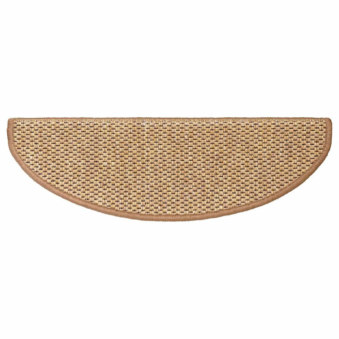 Covorașe scară autoadezive aspect sisal 30 buc 65x21x4 cm sisal WALTI