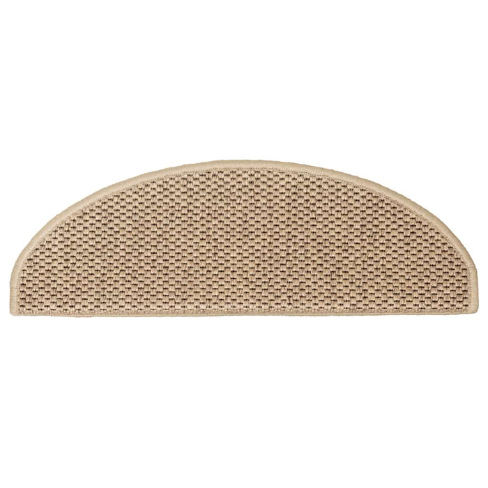 Covorașe scări autoadezive 30buc nisipiu 65x21x4cm aspect sisal - WALTI WALTI