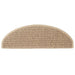Covorașe scări autoadezive 30buc nisipiu 65x21x4cm aspect sisal - WALTI WALTI