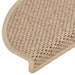 Covorașe scări autoadezive 30buc nisipiu 65x21x4cm aspect sisal - WALTI WALTI