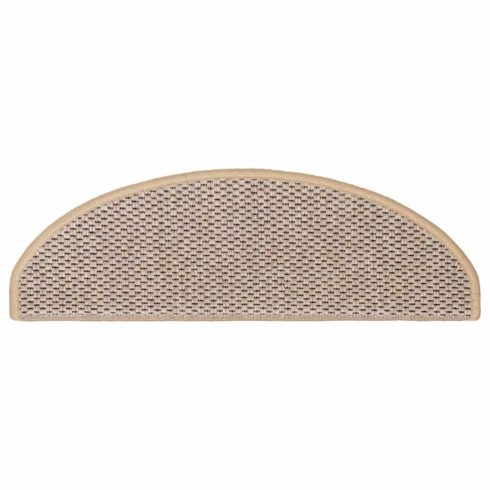 Covorașe scări autoadezive 30 buc. bej deschis 65x21x4 cm sisal - WALTI WALTI