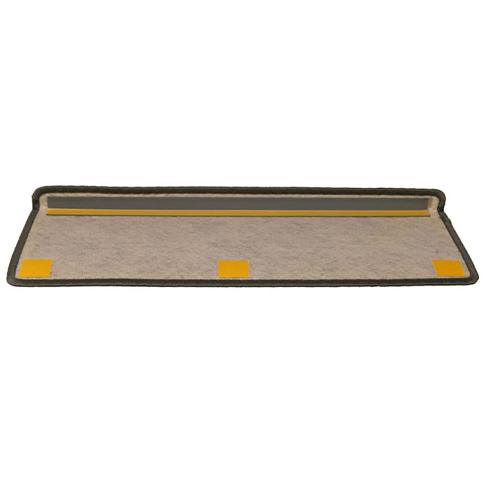 Covoraș scări autoadeziv 30 buc. gri&bej 65x21x4cm aspect sisal - WALTI WALTI