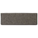 Covoraș scări autoadeziv 30 buc. gri&bej 65x21x4cm aspect sisal - WALTI WALTI